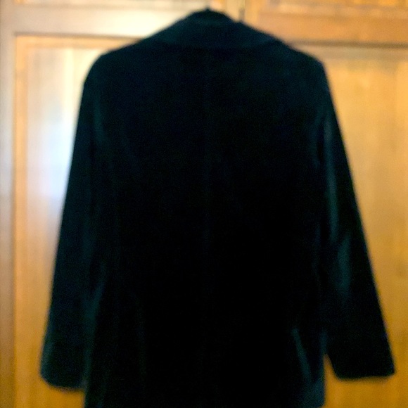 Retro Double Breasted Velvet Jacket - Picture 4 of 4